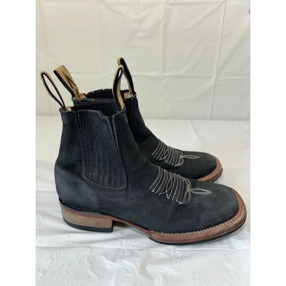 Bronco West Leather Ankle Boot Womens Size 5.5-6 US - Picture 5 of 12